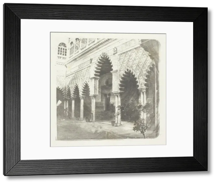 Framed Print : Alcazar de Seville, c. 1853 / 58. Creator: William Henry Fox Talbot Framed Print : Alcazar de Seville, c. 1853 / 58. Creator: William Henry Fox Talbot