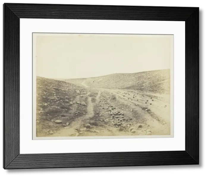 Framed Print : The Valley of the Shadow of Death, 1855. Creator: Roger Fenton Framed Print : The Valley of the Shadow of Death, 1855. Creator: Roger Fenton