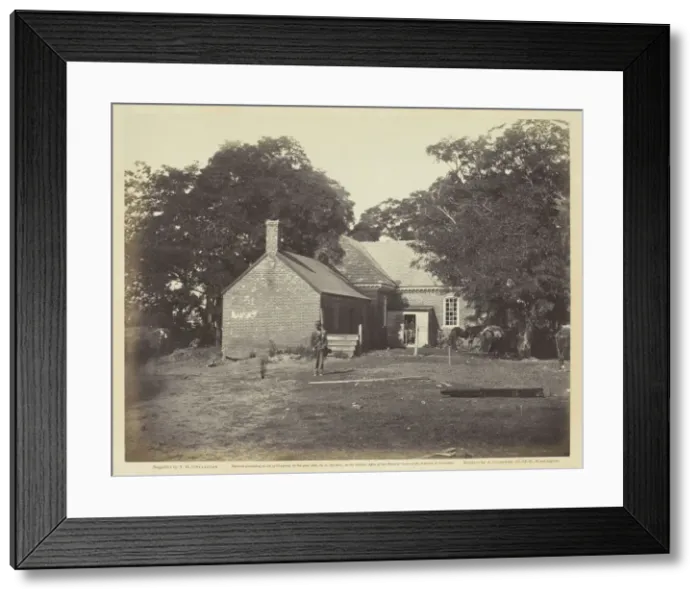 Framed Print : Charles City Court-House, Virginia, June 1864. Creator: Alexander Gardner Framed Print : Charles City Court-House, Virginia, June 1864. Creator: Alexander Gardner