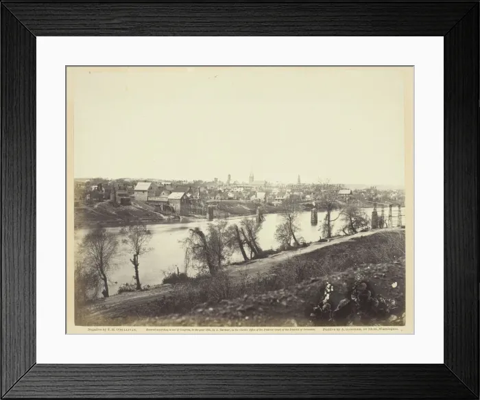 Framed Print : Fredericksburg, Virginia, February 1863. Creator: Alexander Gardner Framed Print : Fredericksburg, Virginia, February 1863. Creator: Alexander Gardner