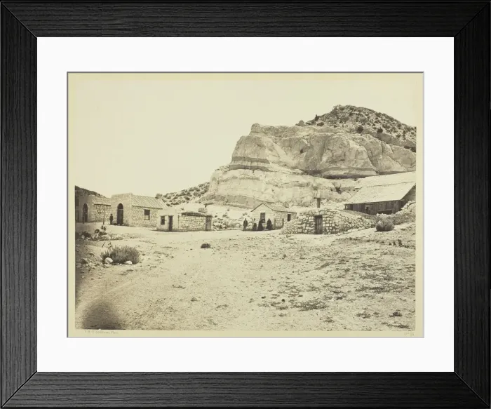 Framed Print : Water Rhyolites, Near Logan Springs, Nevada, 1871. Creator: Tim O'Sullivan Framed Print : Water Rhyolites, Near Logan Springs, Nevada, 1871. Creator: Tim O'Sullivan