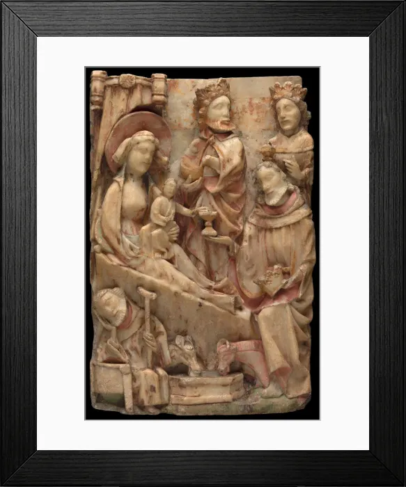 Framed Print : Adoration of the Magi, 1425 / 75. Creator: Unknown Framed Print : Adoration of the Magi, 1425 / 75. Creator: Unknown