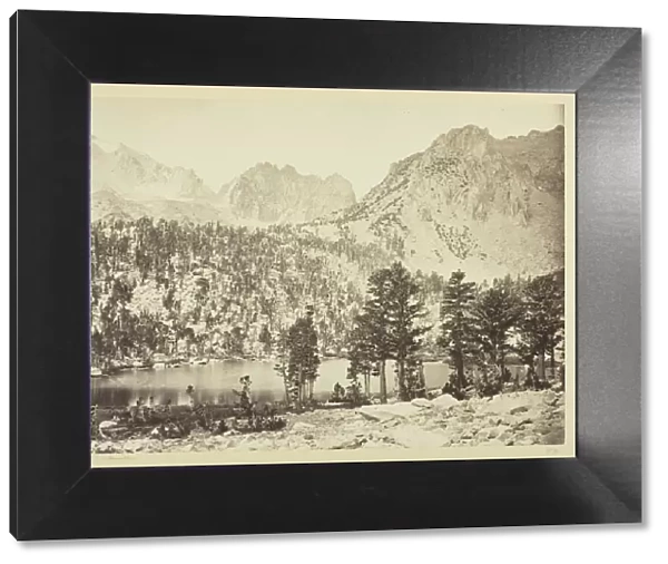 Alpine Lake, in the Sierra Nevada, California, 1871. Creator: Tim O Sullivan