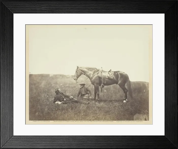 Framed Print : The Halt, May 1864. Creator: Alexander Gardner Framed Print : The Halt, May 1864. Creator: Alexander Gardner