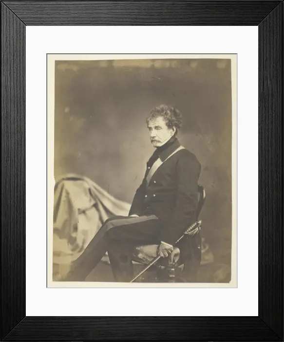 Framed Print : Sir Colin Campbell Lord Clyde (1792-1863), Field Marshal; At the Crimea, 1855 Framed Print : Sir Colin Campbell Lord Clyde (1792-1863), Field Marshal; At the Crimea, 1855
