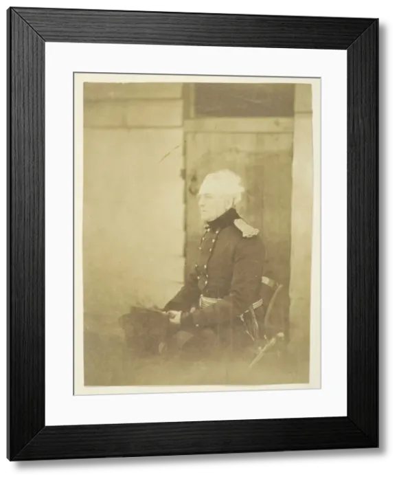 Framed Print : Sir Geo. Brown, General (1790-1865), Taken at the Crimea, 1855. Creator: Roger Fenton Framed Print : Sir Geo. Brown, General (1790-1865), Taken at the Crimea, 1855. Creator: Roger Fenton