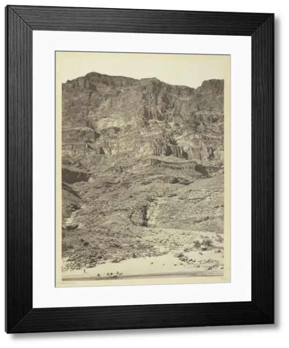 Framed Print : Wall in the Grand Canyon, Colorado River, 1871. Creator: Tim O Sullivan Framed Print : Wall in the Grand Canyon, Colorado River, 1871. Creator: Tim O Sullivan
