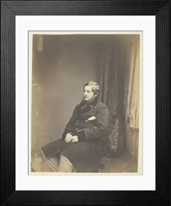 Framed Print : Sir J. Montagu Steele (1820-1890), Military Secretary, Crimea, 1855 Framed Print : Sir J. Montagu Steele (1820-1890), Military Secretary, Crimea, 1855