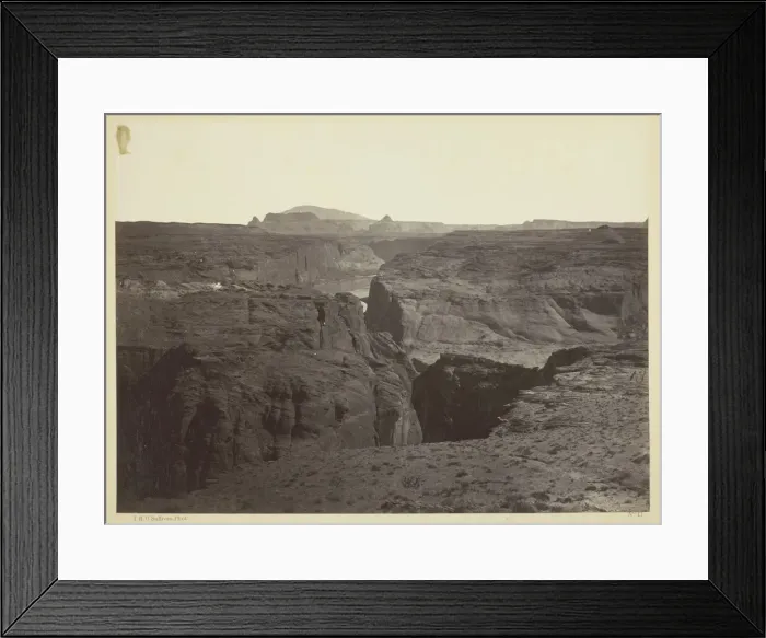 Framed Print : Canon of the Colorado River, near Mouth of San Juan River, Arizona, 1873. Creator: Tim O'Sullivan Framed Print : Canon of the Colorado River, near Mouth of San Juan River, Arizona, 1873. Creator: Tim O'Sullivan