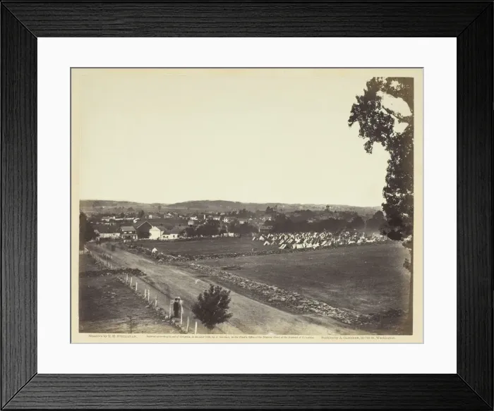 Framed Print : Gettysburg, Pennsylvania, July 1863. Creator: Alexander Gardner Framed Print : Gettysburg, Pennsylvania, July 1863. Creator: Alexander Gardner