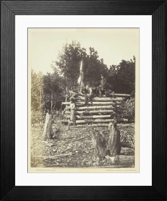 Framed Print : Signal Tower on Elk Mountain, Maryland, September 1862. Creator: Alexander Gardner Framed Print : Signal Tower on Elk Mountain, Maryland, September 1862. Creator: Alexander Gardner