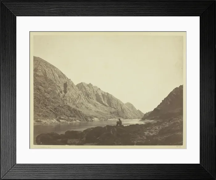 Framed Print : Iceberg Canon, Colorado River, Looking Above, 1871. Creator: Tim O'Sullivan Framed Print : Iceberg Canon, Colorado River, Looking Above, 1871. Creator: Tim O'Sullivan