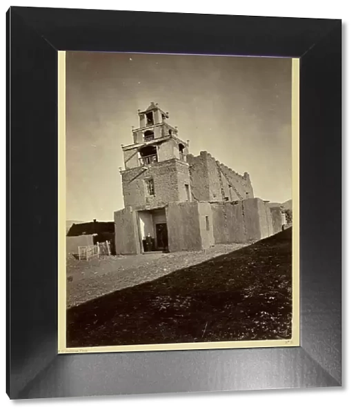 The Church of San Miguel, the Oldest in Santa Fe, N. M. 1873. Creator: Tim O Sullivan