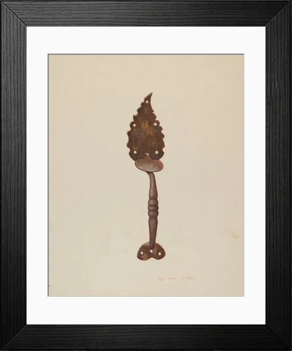 Framed Print : Suffolk Latch, c. 1939. Creator: Regina Henderer Framed Print : Suffolk Latch, c. 1939. Creator: Regina Henderer