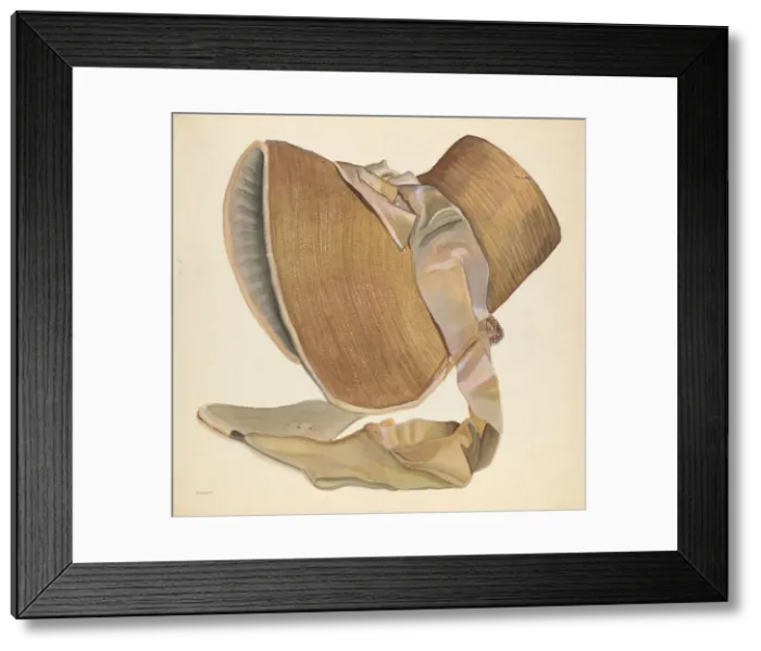 Framed Print : Bonnet, c. 1936. Creator: Gwyneth King Framed Print : Bonnet, c. 1936. Creator: Gwyneth King