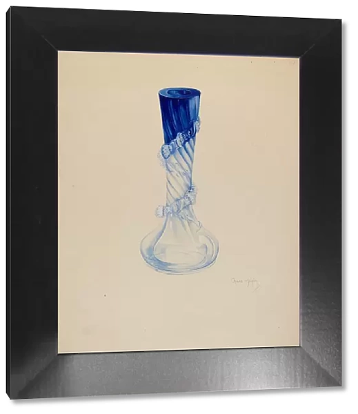 Vase, c. 1938. Creator: Grace Halpin