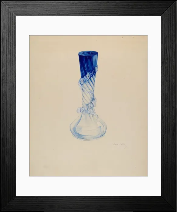 Framed Print : Vase, c. 1938. Creator: Grace Halpin Framed Print : Vase, c. 1938. Creator: Grace Halpin