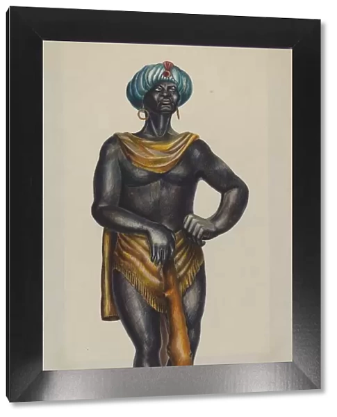 Slave Advertising Figure, c. 1941. Creator: Chris Makrenos
