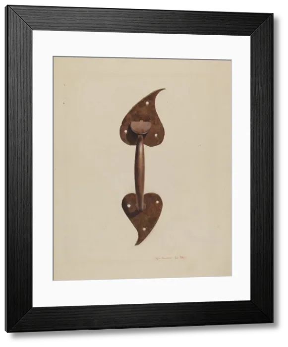 Framed Print : Suffolk Latch, c. 1939. Creator: Regina Henderer Framed Print : Suffolk Latch, c. 1939. Creator: Regina Henderer