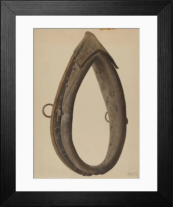 Framed Print : Ox Collar, 1938. Creator: Alexander Anderson Framed Print : Ox Collar, 1938. Creator: Alexander Anderson