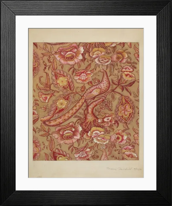 Framed Print : Chintz, 1936. Creator: Marie Mitchell Framed Print : Chintz, 1936. Creator: Marie Mitchell
