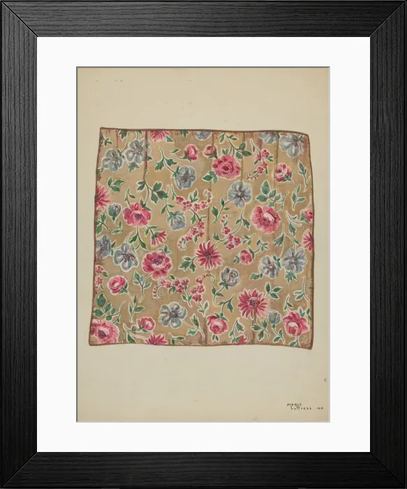 Framed Print : Calico, 1940. Creator: Marie Lutrell Framed Print : Calico, 1940. Creator: Marie Lutrell