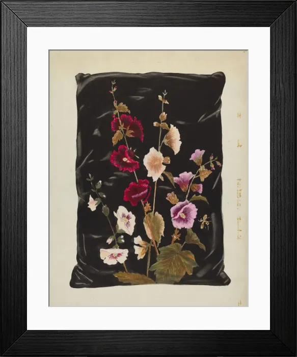 Framed Print : Pillow, c. 1937. Creator: Florence Huston Framed Print : Pillow, c. 1937. Creator: Florence Huston