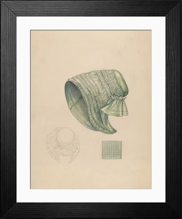 Framed Print : Bonnet, 1935 / 1942. Creator: Dorothy Gernon Framed Print : Bonnet, 1935 / 1942. Creator: Dorothy Gernon