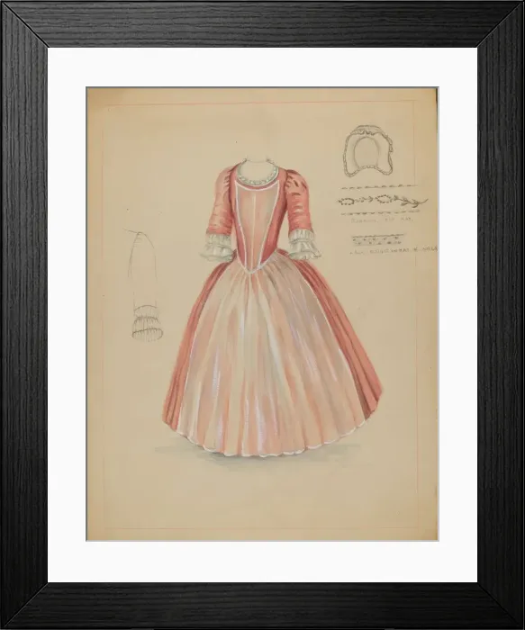 Framed Print : Dutch Dress, 1935 / 1942. Creator: Fanchon Larzelere Framed Print : Dutch Dress, 1935 / 1942. Creator: Fanchon Larzelere