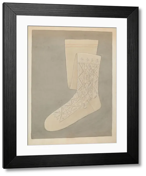 Framed Print : Stockings, c. 1937. Creator: Rosalia Lane Framed Print : Stockings, c. 1937. Creator: Rosalia Lane