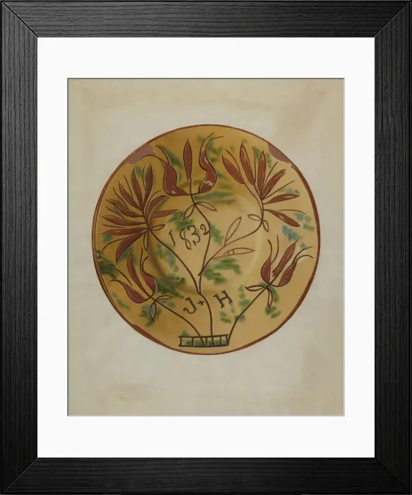 Framed Print : Plate, 1935 / 1942. Creator: Henry Moran Framed Print : Plate, 1935 / 1942. Creator: Henry Moran