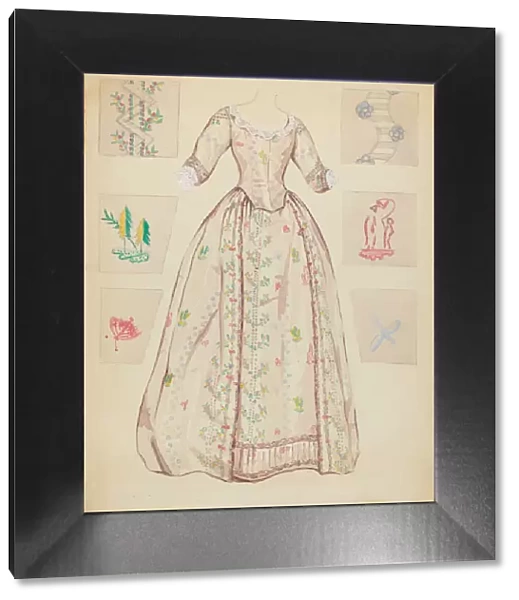 Gown, c. 1936. Creator: Dorothy Gernon