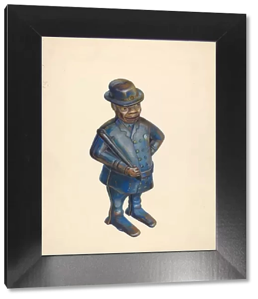 Toy Bank: Policeman, c. 1939. Creator: Walter Hochstrasser