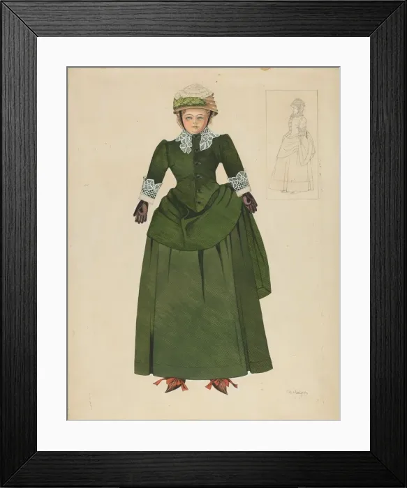 Framed Print : Doll, c. 1936. Creator: Grace Halpin Framed Print : Doll, c. 1936. Creator: Grace Halpin