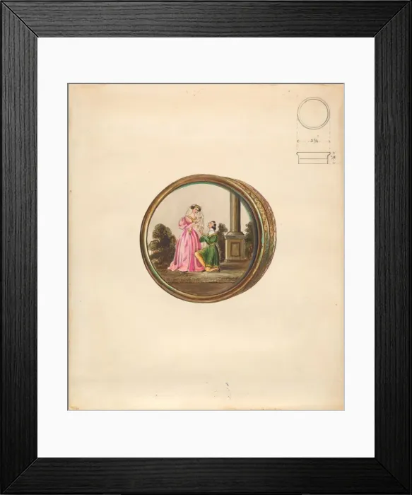 Framed Print : Powder Box, c. 1936. Creator: Thomas Holloway Framed Print : Powder Box, c. 1936. Creator: Thomas Holloway