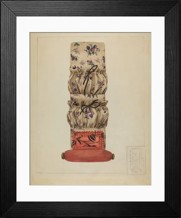 Framed Print : Needle Case, c. 1936. Creator: Samuel O. Klein Framed Print : Needle Case, c. 1936. Creator: Samuel O. Klein