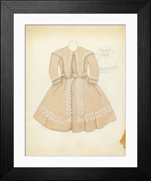 Framed Print : Boyss Dress, c. 1940. Creator: Esther Hansen Framed Print : Boyss Dress, c. 1940. Creator: Esther Hansen