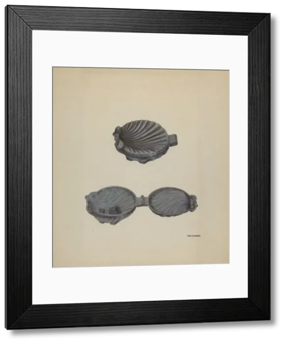 Framed Print : Ice Cream Mold, c. 1941. Creator: Chris Makrenos Framed Print : Ice Cream Mold, c. 1941. Creator: Chris Makrenos