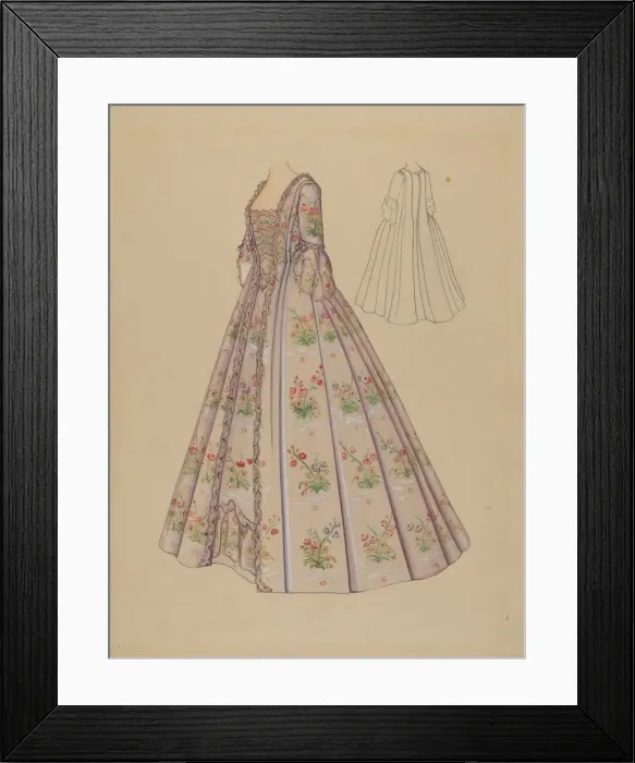 Framed Print : Wedding Dress, c. 1936. Creator: Marie Mitchell Framed Print : Wedding Dress, c. 1936. Creator: Marie Mitchell