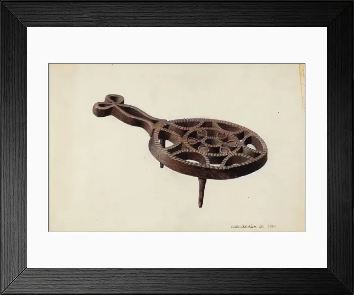 Framed Print : Flat Iron Stand, c. 1938. Creator: Leslie Macklem Framed Print : Flat Iron Stand, c. 1938. Creator: Leslie Macklem