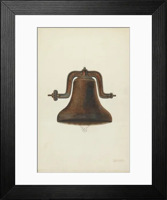 Framed Print : Bell, 1935 / 1942. Creator: William Kieckhofel Framed Print : Bell, 1935 / 1942. Creator: William Kieckhofel