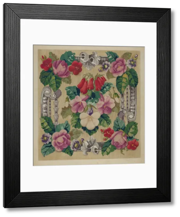 Framed Print : Chair Seat, c. 1937. Creator: Samuel O. Klein Framed Print : Chair Seat, c. 1937. Creator: Samuel O. Klein