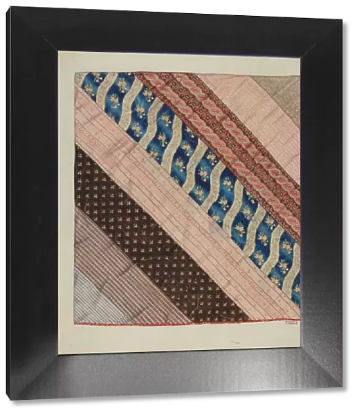 Quilt: Reverse Side, 1935  /  1942. Creator: Joseph Lubrano