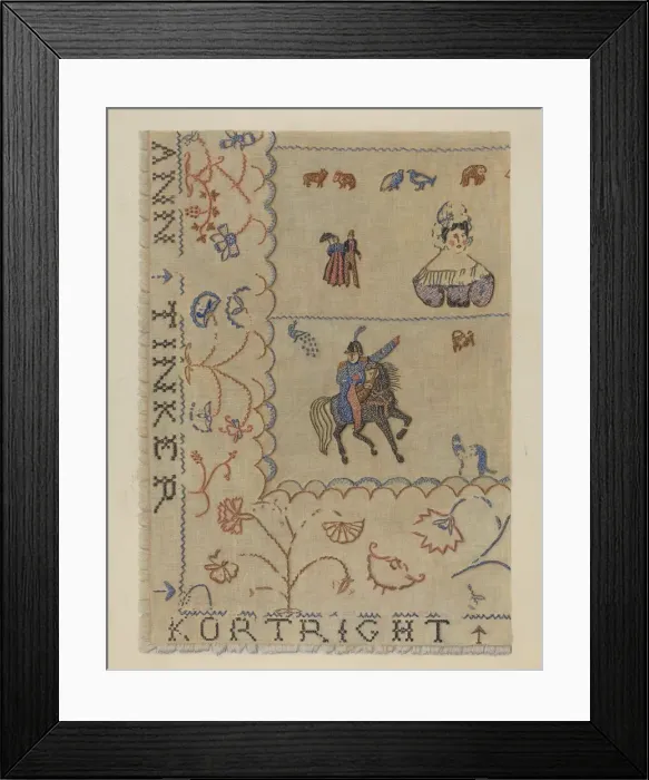 Framed Print : Coverlet, c. 1941. Creator: Regina Henderer