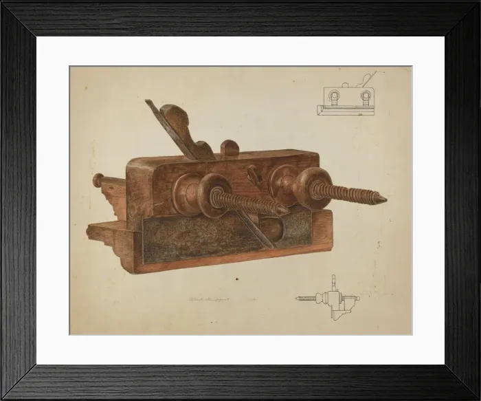 Framed Print : Plane, 1938. Creator: Albert Geuppert