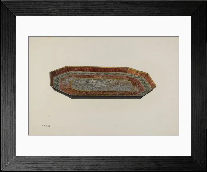 Framed Print : Tray, c. 1941. Creator: Charles Henning Framed Print : Tray, c. 1941. Creator: Charles Henning