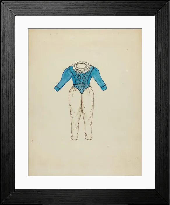 Framed Print : Boys Suit, 1935 / 1942. Creator: Dorothy Gernon Framed Print : Boys Suit, 1935 / 1942. Creator: Dorothy Gernon
