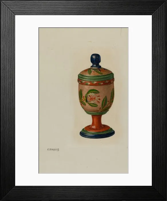 Framed Print : Saffron Box, c. 1941. Creator: Charles Henning Framed Print : Saffron Box, c. 1941. Creator: Charles Henning