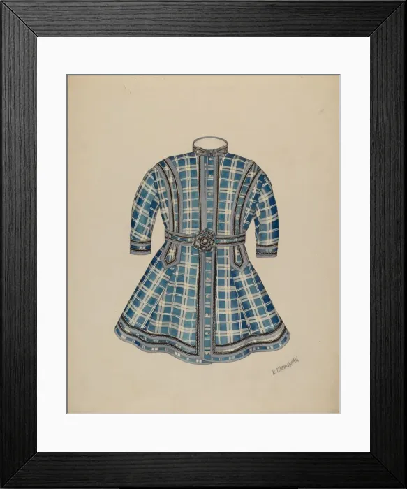 Framed Print : Childs Dress, c. 1938. Creator: Raymond Manupelli Framed Print : Childs Dress, c. 1938. Creator: Raymond Manupelli