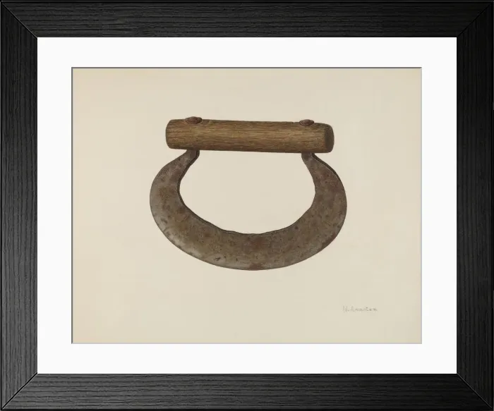 Framed Print : Chopping Knife, c. 1940. Creator: Nicholas Amantea Framed Print : Chopping Knife, c. 1940. Creator: Nicholas Amantea
